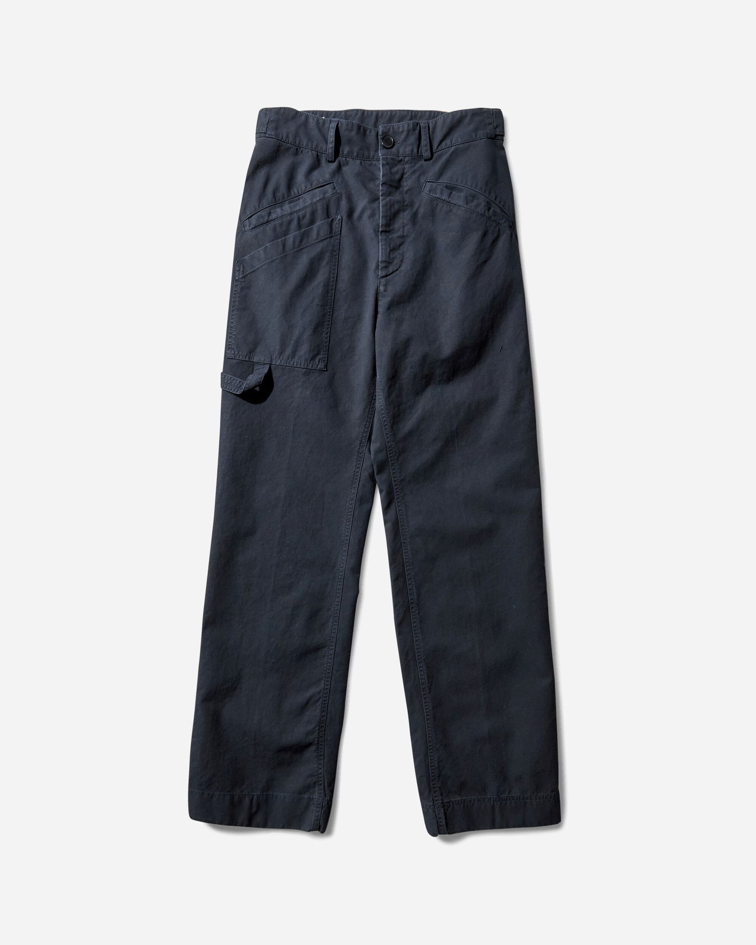 Nohavice Dries Van Noten Overdyed Carpenter Pants Navy | 252-020986-2101 509, 1