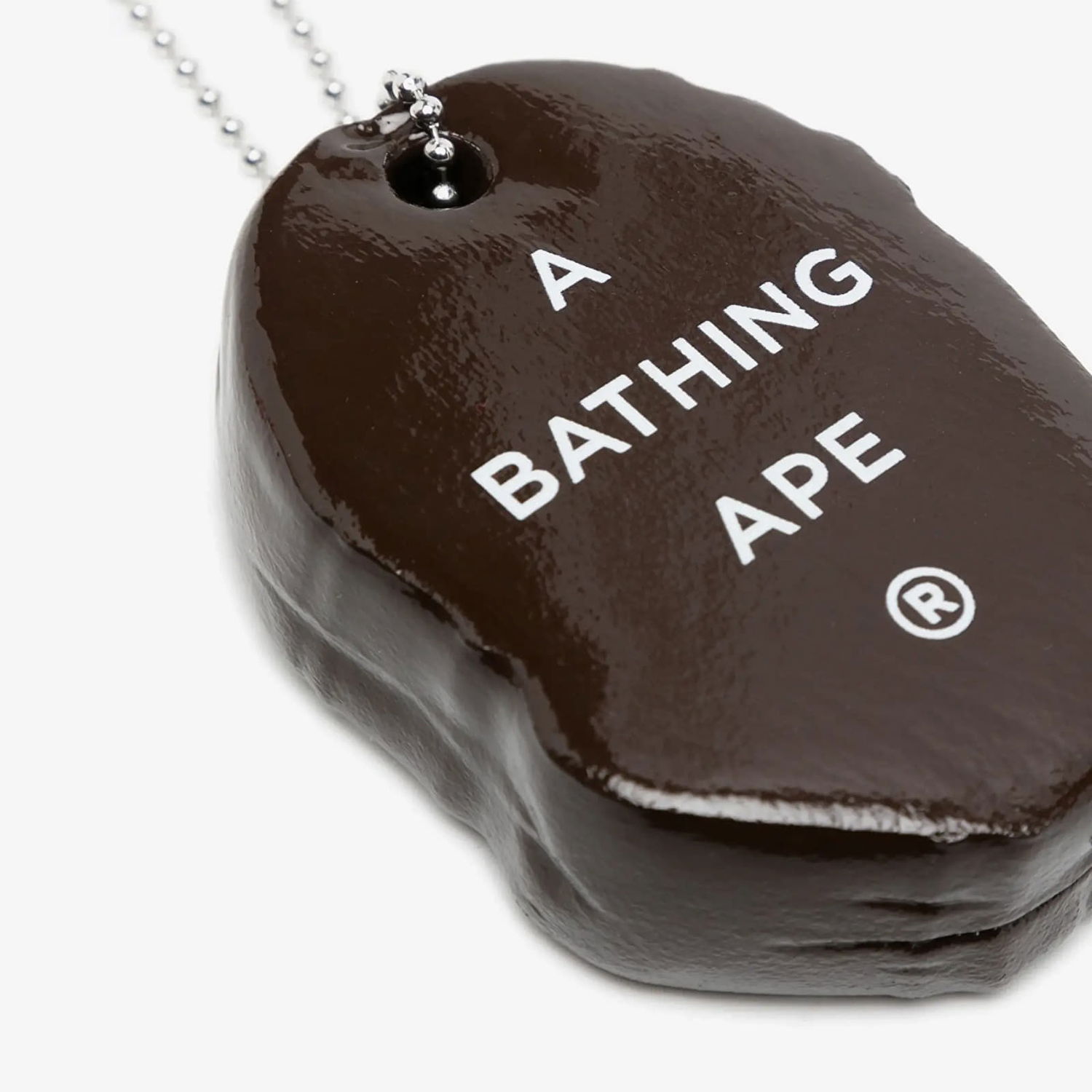 Kľúčenka BAPE A BATHING APE Ape Head Keychain Hnedá | 001GDK701066F BRW, 1