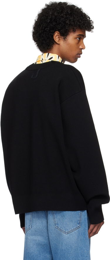 Sveter Jacquemus Black Les Classiques 'Le cardigan boutonné' Cardigan Čierna | 24H246KN292-2359, 2