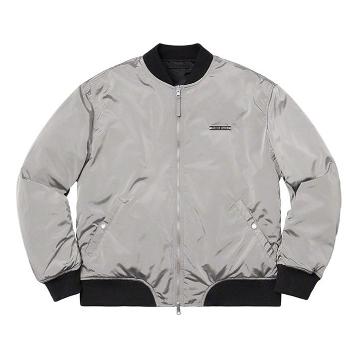 Bomber bunda Supreme Reversible Backpack Bomber Jacket Šedá | SUP-SS19-833, 0