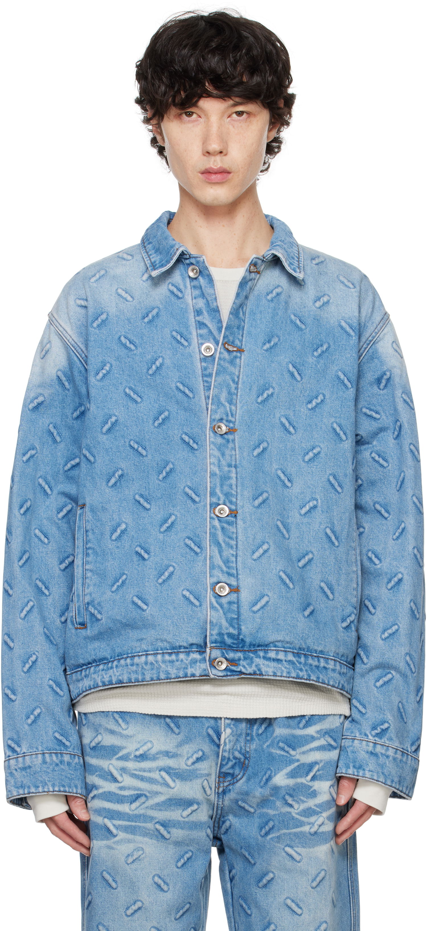 Bunda Who Decides War Denim Jacket Modrá | 1131020008FW24, 0