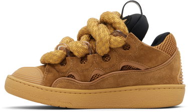 Tenisky a topánky LANVIN Tan Curb Leather With Snake Laces Sneakers Béžová | FU-SKDK12-DRCO-H25, 2