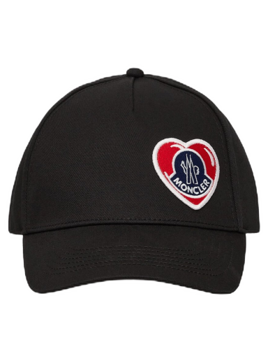 Šiltovka Moncler Logo Baseball Cap Čierna | 3B000230U162 999