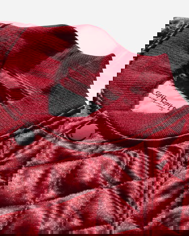 Bomber bunda Carhartt WIP Alumni Quilted Liner Jacket Vínová | I035146 H8XX, 3