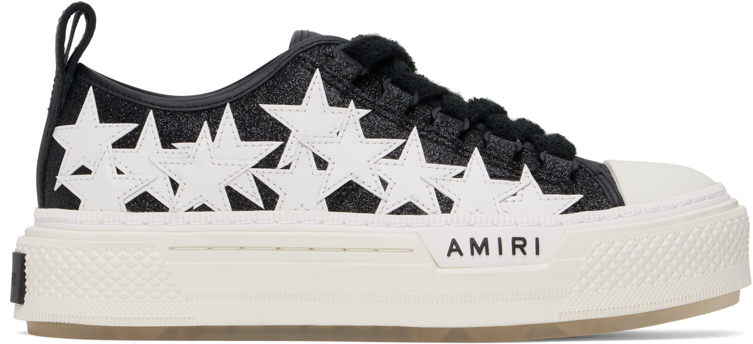 Starostlivosť o obuv AMIRI AMIRI Glitter Stars Court Low Čierna | AWFOSR1106, 0