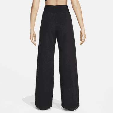 Tepláky Nike Sportswear Phoenix Plush High-Waisted Fleece Wide-Leg Pants Čierna | FN3622-010, 4