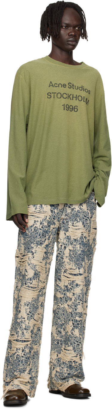 Džínsy Acne Studios All-Over Distressed Patterned Jeans Rôznofarebný | C00080-, 3