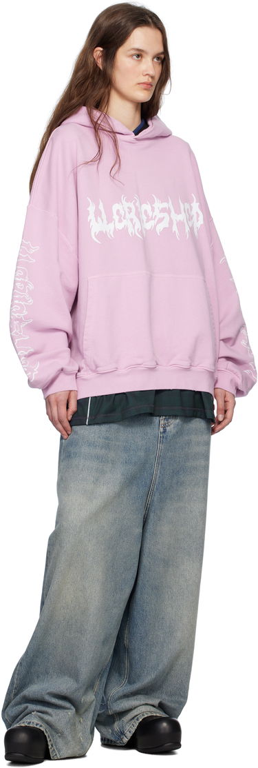 Mikina 032C 032c Faithless Oversized Hoodie Ružová | S25-URC-0631-850-W, 3