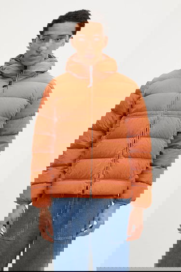 Prešívaná bunda C.P. Company Chrome-R Goggle Down Jacket Oranžová | 17CMOW079A005904G, 0