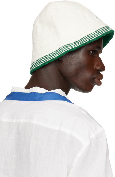 Klobúk Casablanca Casablanca Embroidered Bucket Hat Biela | APS25-HAT-071-02, 3