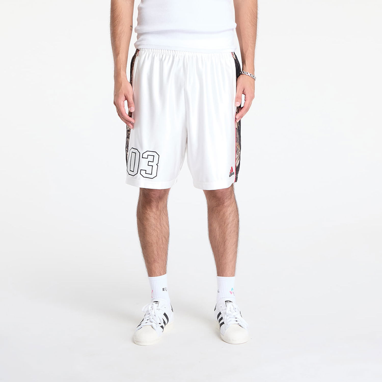 Šortky adidas Originals adidas Originals Camo Shorts Biela | KD6260, 0