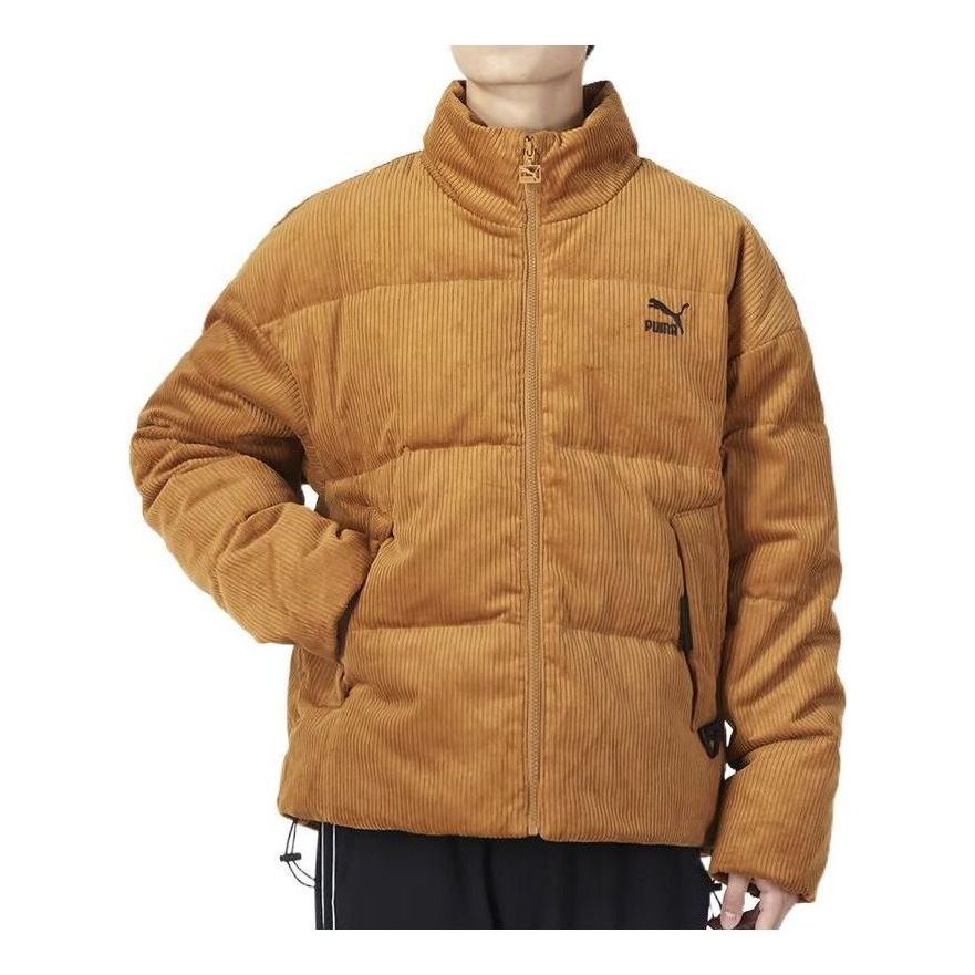 Prešívaná bunda Puma Classics Oversized Short Puffer Jacket Hnedá | 535581-74, 0