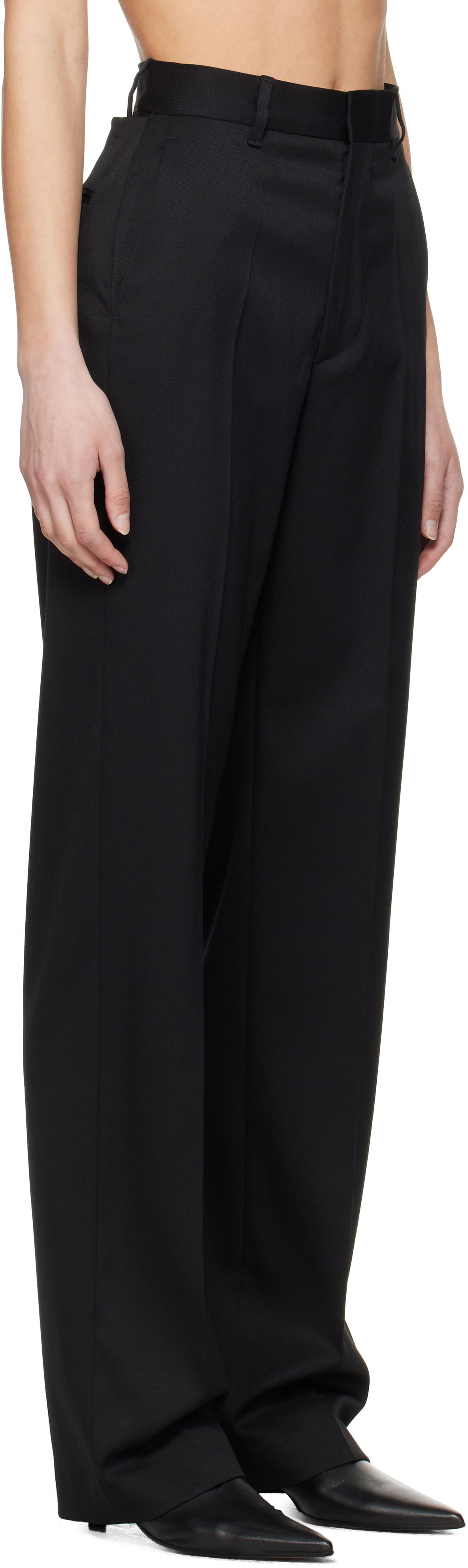 Nohavice Maison Margiela MM6 Maison Margiela Tailoring Wool Blend Trousers Čierna | S62KB0224 S47848, 1