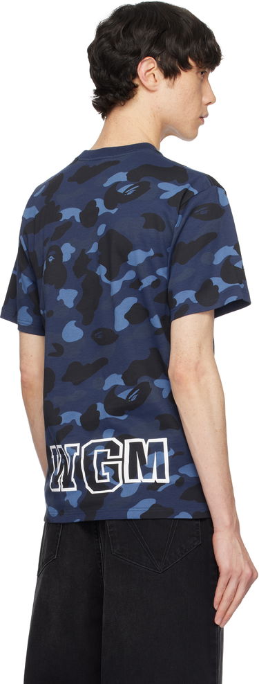 Tričko BAPE Camo Shark Graphic T-shirt Modrá | 001CSK801008M, 2