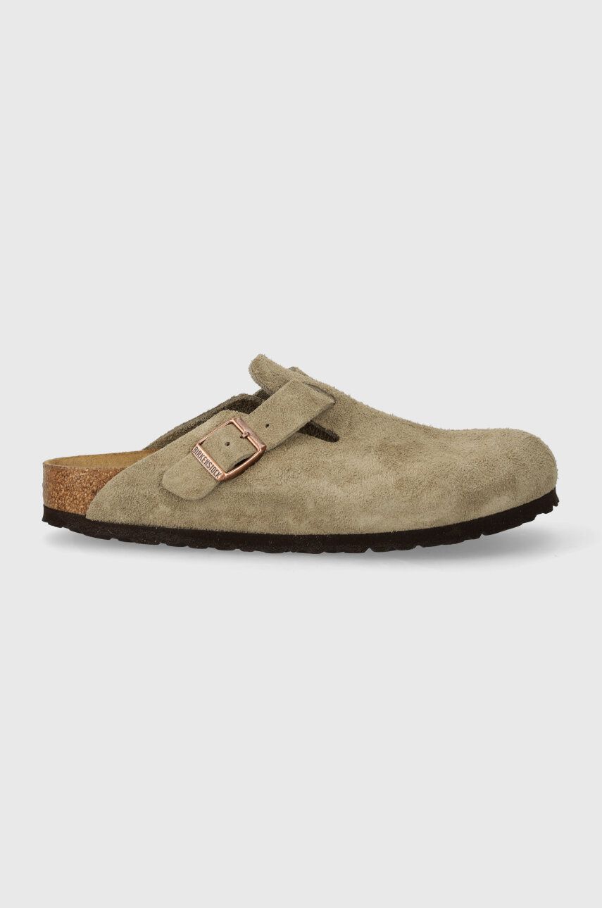 Tenisky a topánky Birkenstock Birkenstock Boston Suede Clogs Béžová | 60463, 1