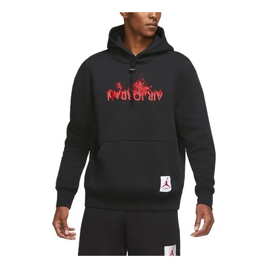 Mikina Jordan Jordan AJ4 Fleece Pullover Hoodie Čierna | DD3868-010