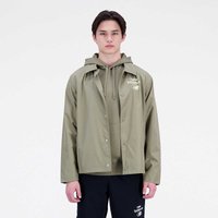 Bunda New Balance Essentials Reimagined Woven Jacket Zelené | MJ31531-brwn, 0