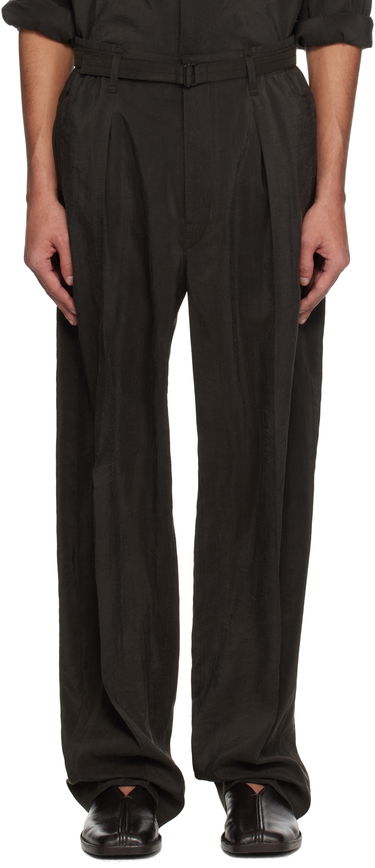 Nohavice LEMAIRE Lemaire Belted Relaxed Trousers Čierna | PA1196 LF1308, 0