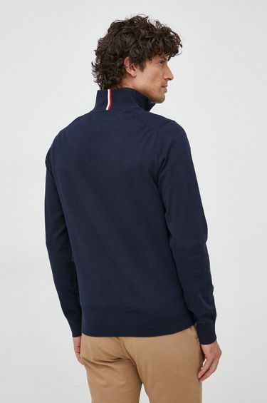 Mikina Tommy Hilfiger Half-Zip Sweatshirt Navy | MW0MW25352.9BYY, 1