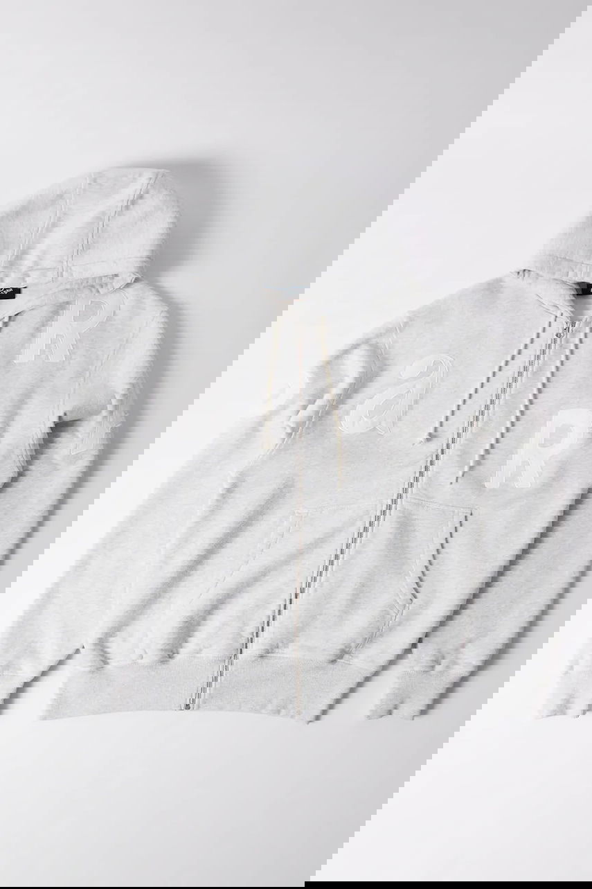 Mikina By Parra Parra Word Salad Full-Zip Hoodie Šedá | 54130, 0