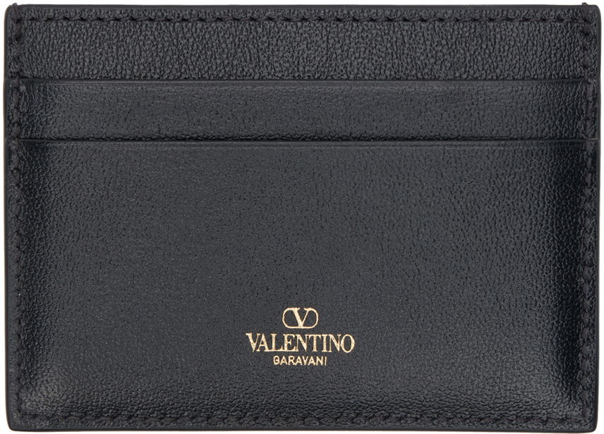 Garavani Black 'The Bold Edition' VLogo Card Holder