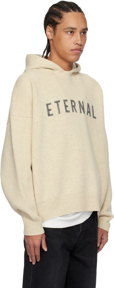 Sveter Fear of God Fear of God 'Eternal' Merino Knit Hoodie Čierna | FGE220-2031LAW, 4
