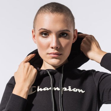 Mikina Champion Hooded Sweatshirt Čierna | 113207KK001, 3