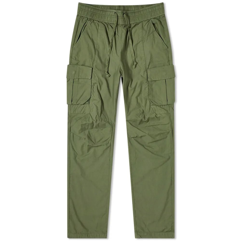 Cargo nohavice John Elliott Back Sateen Cargo Pant Zelené | F002N0851A, 0