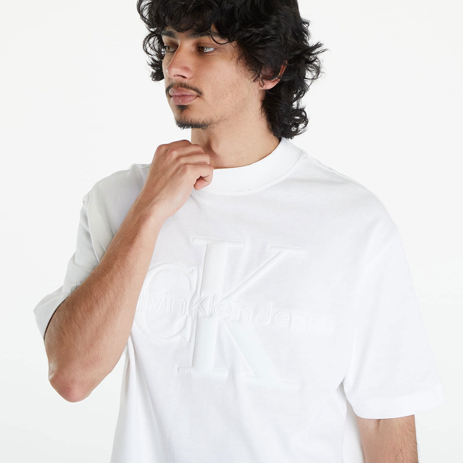 Premium Monologo Tee White