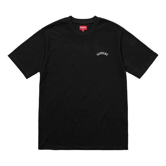 Tričko Supreme Mesh Arc Logo T-Shirt Čierna | SUP-SS18-138