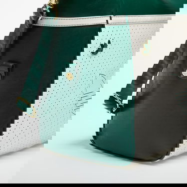 Cestovná taška adidas Performance Bowling Perforated Duffel Bag Zelené | JC5689, 3