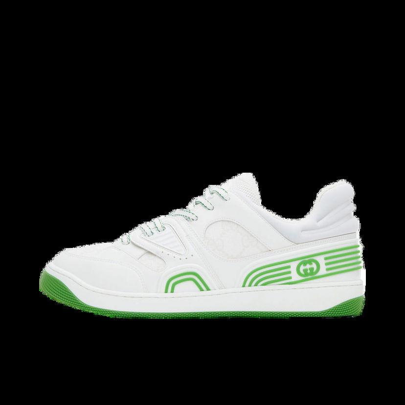 Tenisky a topánky Gucci Basket Sneakers 'Green & White' Zelené | 698785 2SHG0