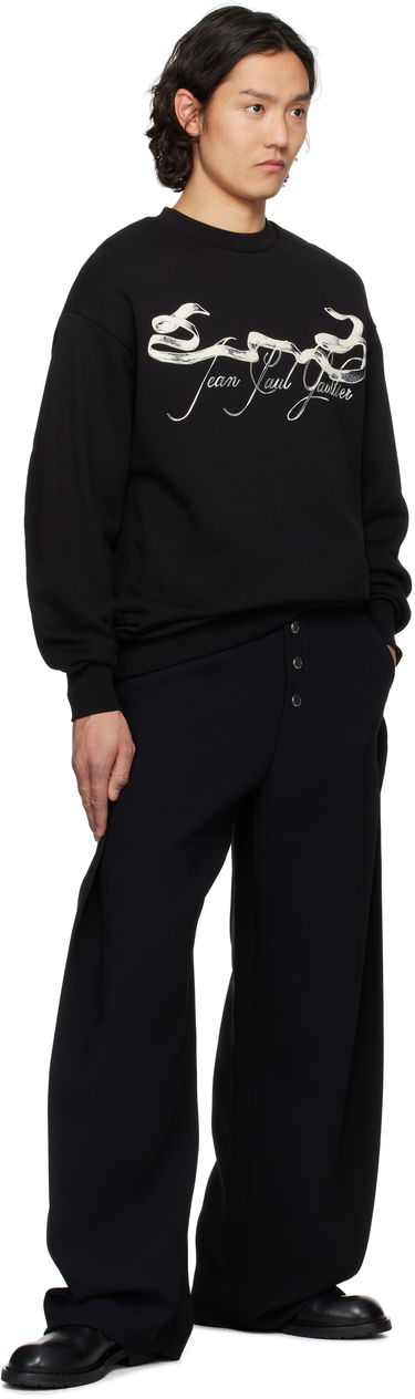 Mikina Jean Paul Gaultier Jean Paul Gaultier Tattoo Ruban Sweatshirt Čierna | 25/34-F-SW052I-J091-0005, 4