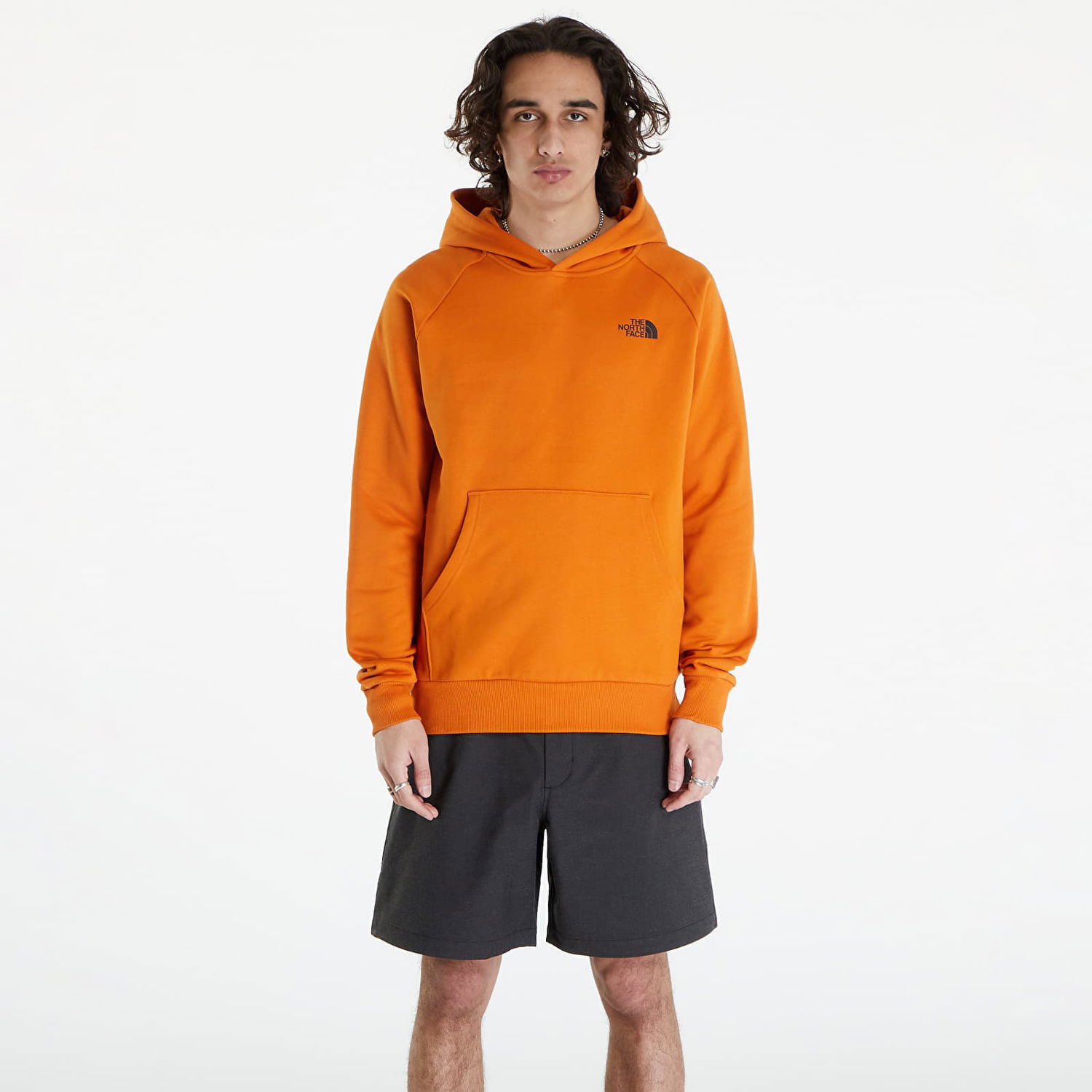 Mikina The North Face Raglan Red Box Hoodie Desert Rust Oranžová | NF0A2ZWUPCO1, 0