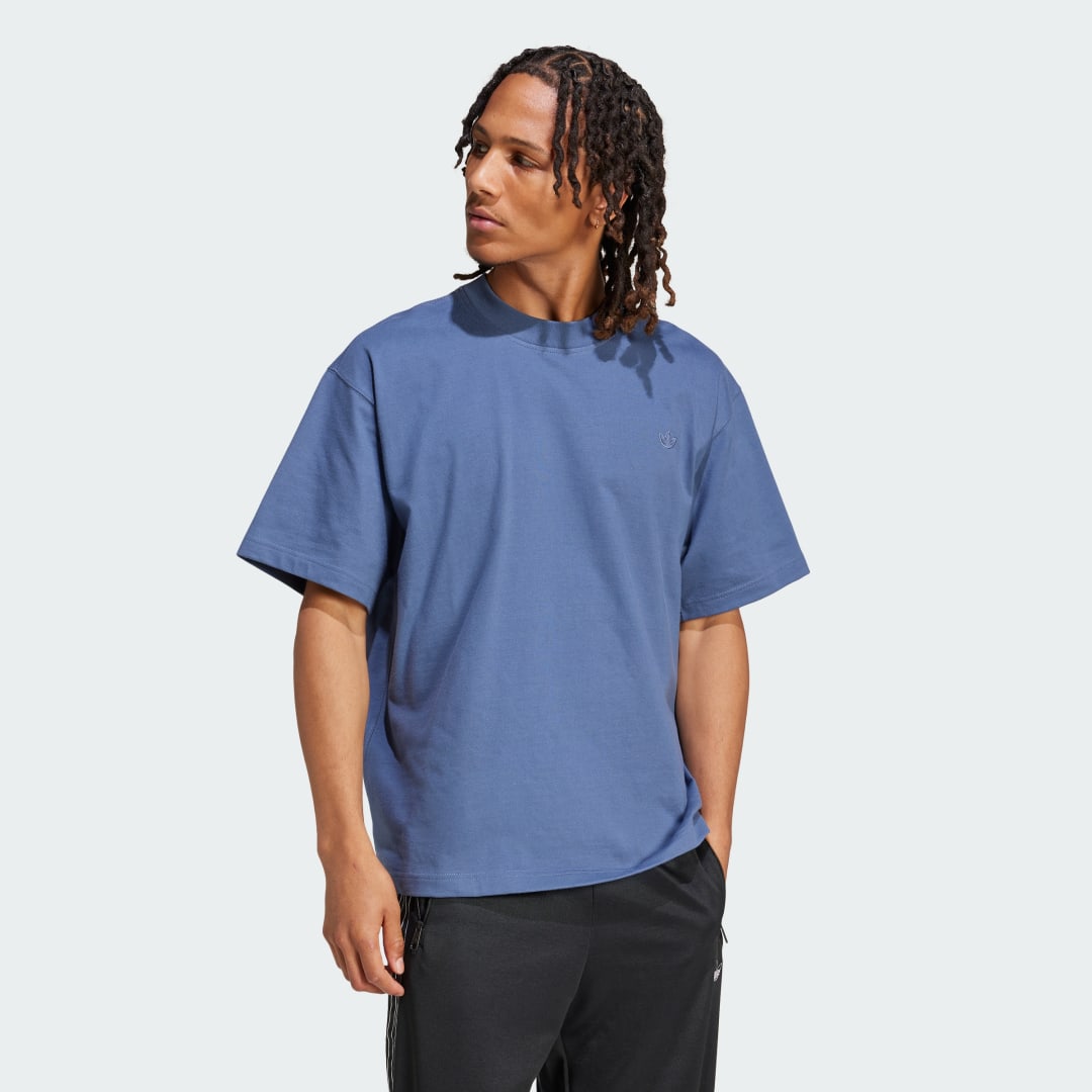 Tričko adidas Performance Premium Essentials Modrá | IY2256, 0