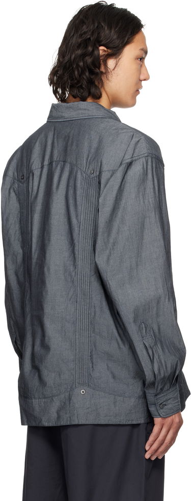 Košeľa Engineered Garments Engineered Garments Guayabera Shirt Šedá | 25S1A032, 2