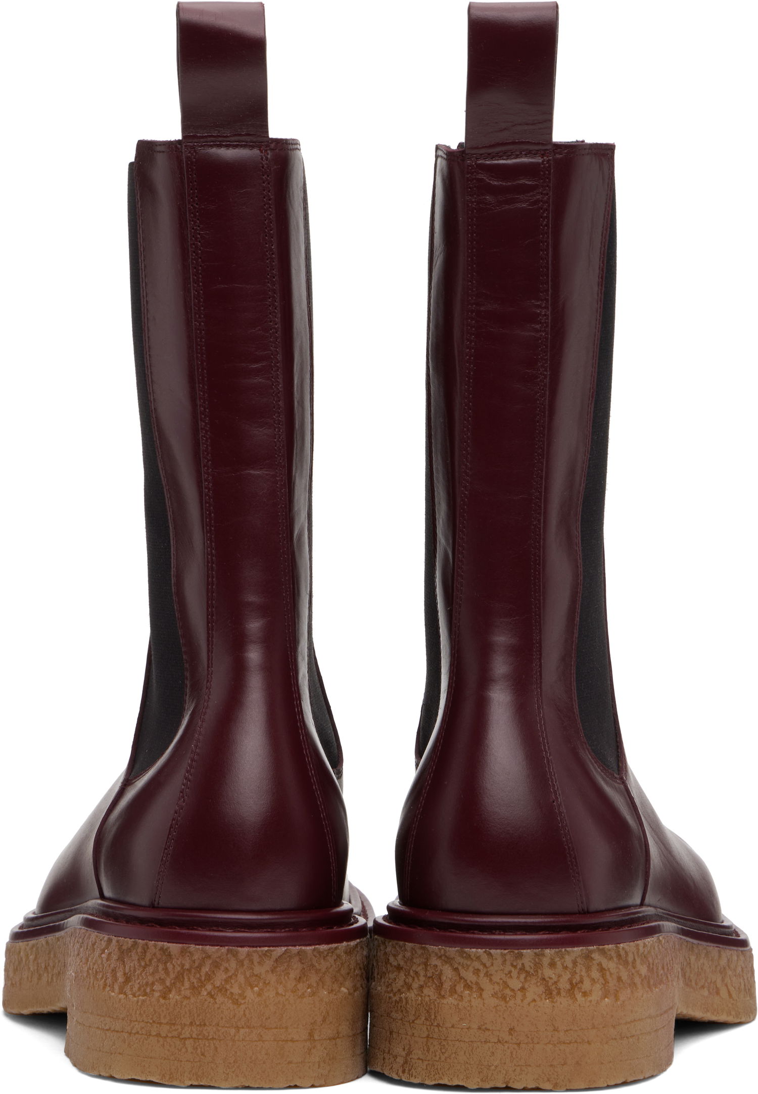 Oblečenie Bottega Veneta Bottega Veneta Haddock Chelsea Boots Vínová | 806863V2WT06100, 1