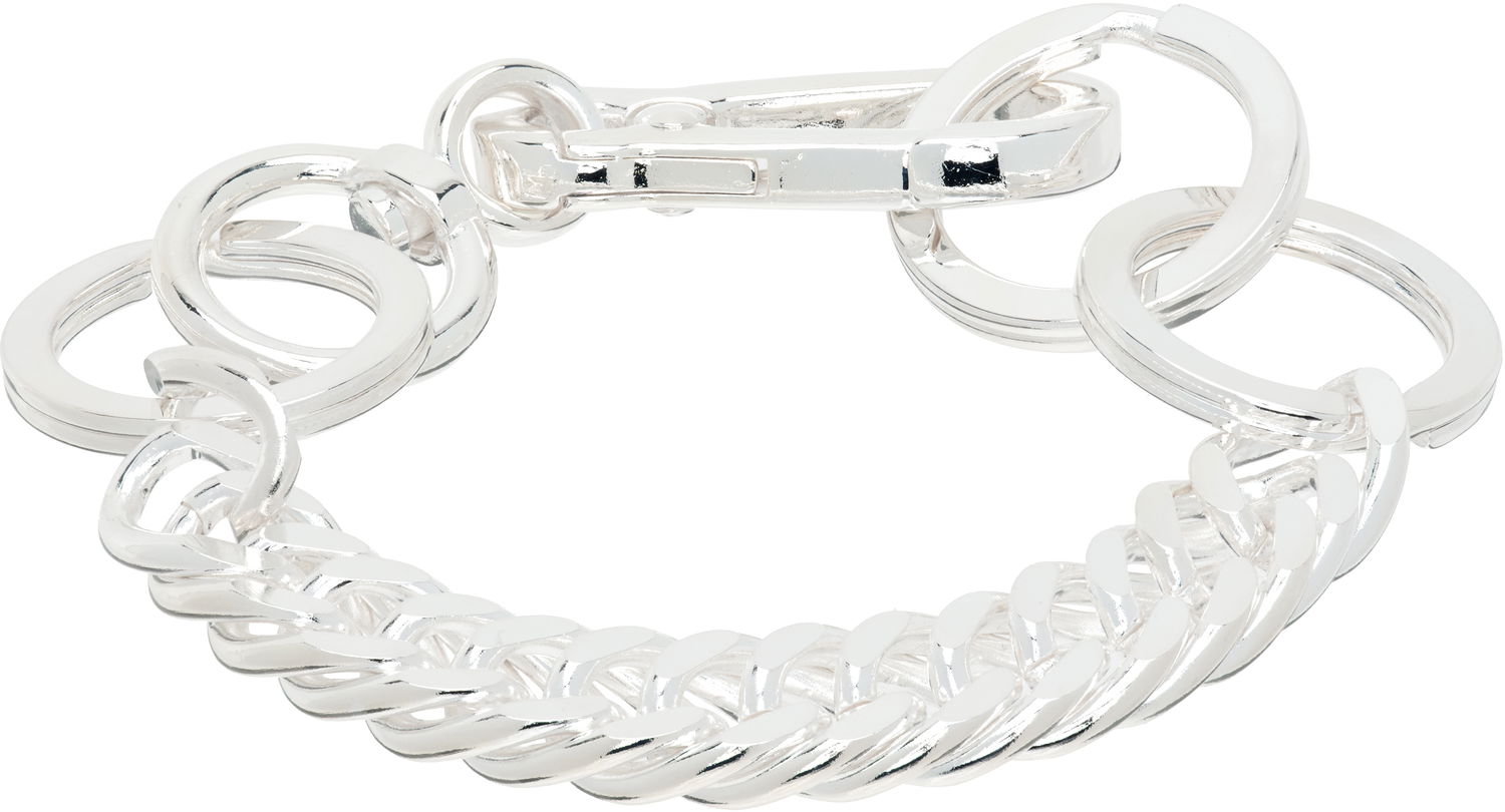 Náramok MARTINE ALI Twin Link Hardware Bracelet Metalická | MAFW24035-HS, 0