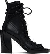 Ann Demeulemeester Bernardina Lace-Up Heeled Sandals