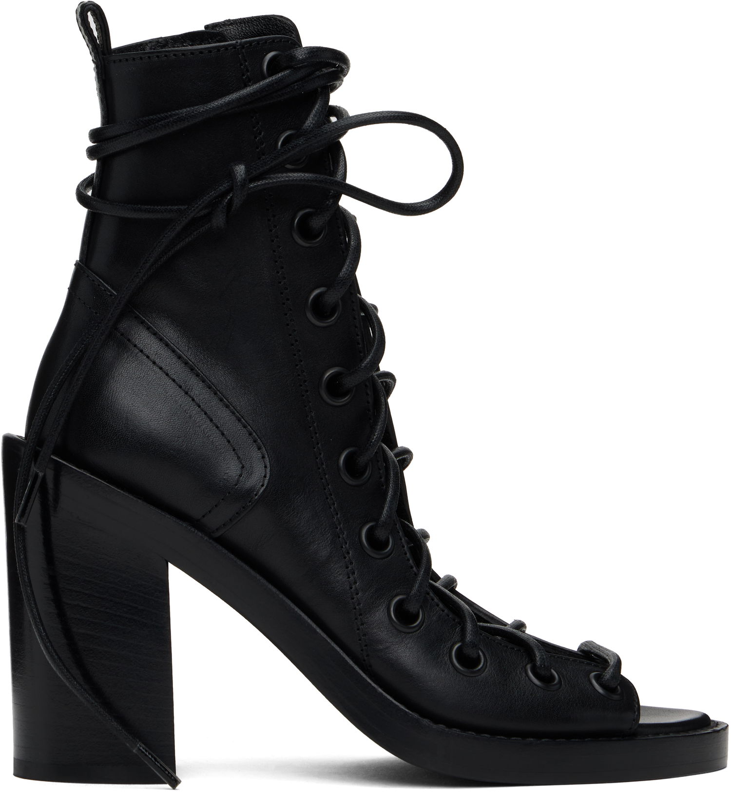 Oblečenie Ann Demeulemeester Ann Demeulemeester Bernardina Lace-Up Heeled Sandals Čierna | CO00-W-S06-LT160-099, 0