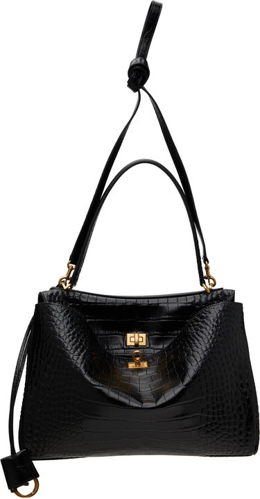 Tote bag Balenciaga Croc Rodeo Medium Bag Čierna | 789772 2AA5L, 3