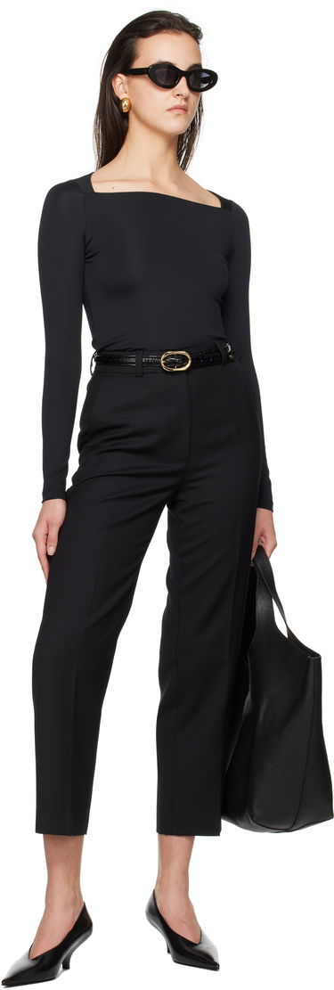 Nohavice Anine Bing Anine Bing Blaine Cropped Dress Pants Čierna | A-03-10033-BLK1, 3