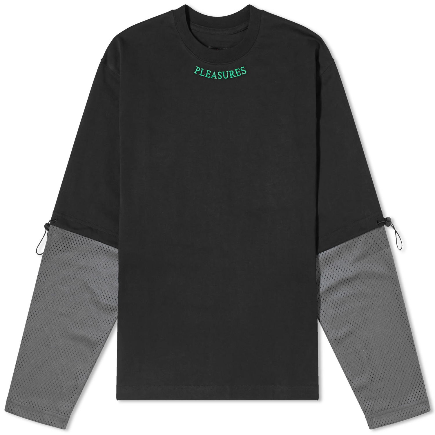 Tričko Pleasures Furniture Long Sleeve T-Shirt Čierna | P24SP033-BLK, 0