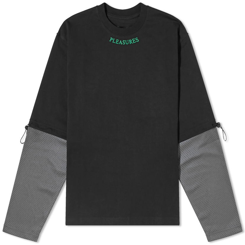 Tričko Pleasures Furniture Long Sleeve T-Shirt Čierna | P24SP033-BLK