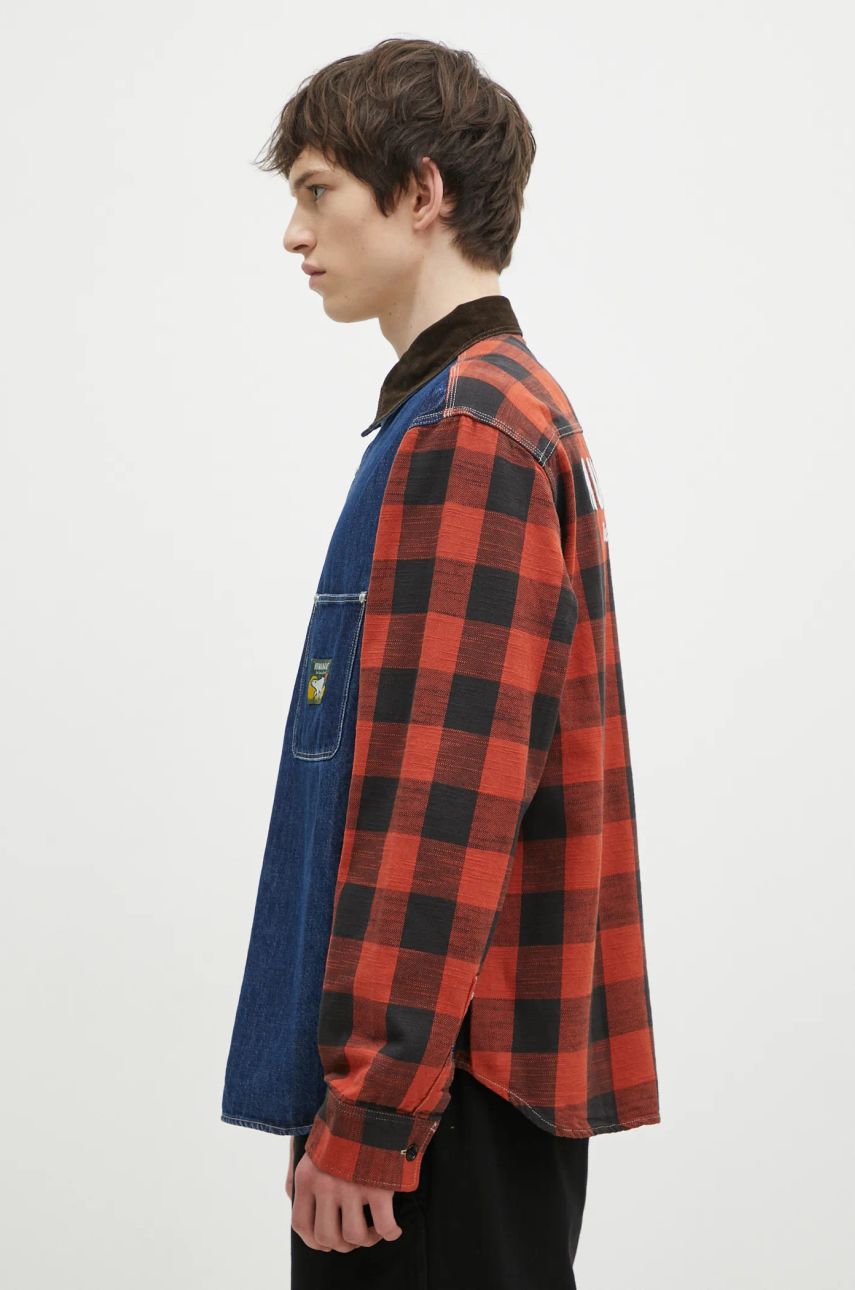 Košeľa Human Made Relaxed Fit Scout Shirt Modrá | HM28SH015, 1