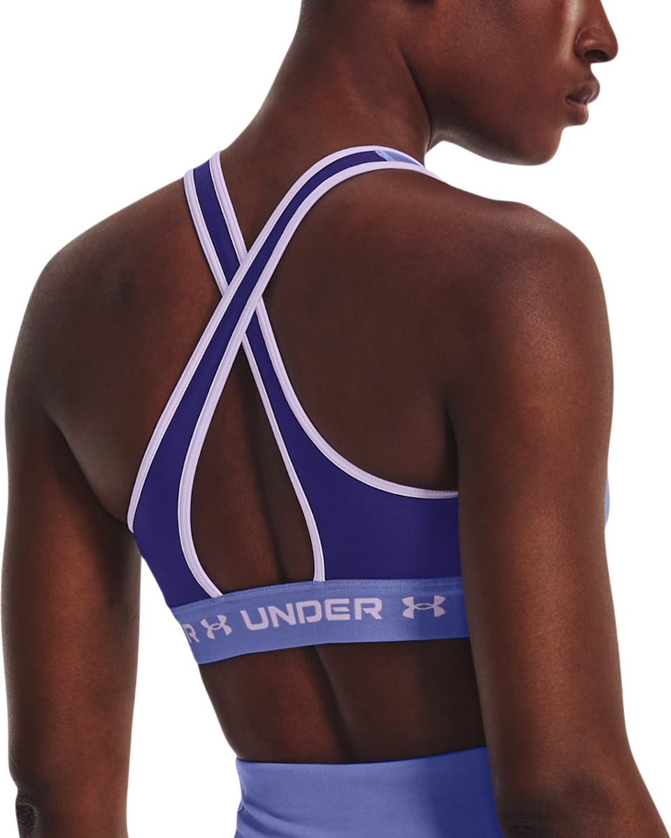 Podprsenka Under Armour Under Armour UA Crossback Mid Sports Bra Fialová | 1361034-468, 1