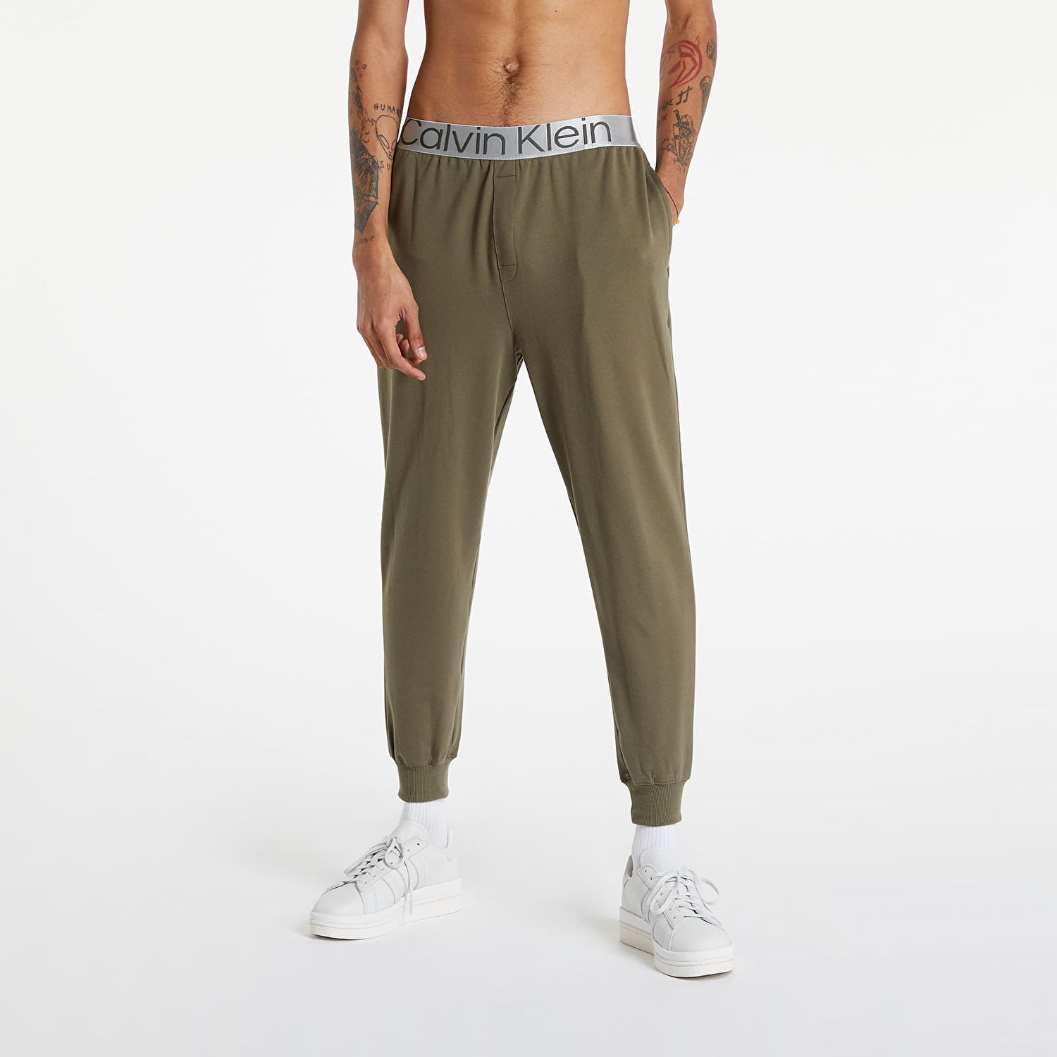 Tepláky CALVIN KLEIN Jogger Zelené | NM2266E, 0
