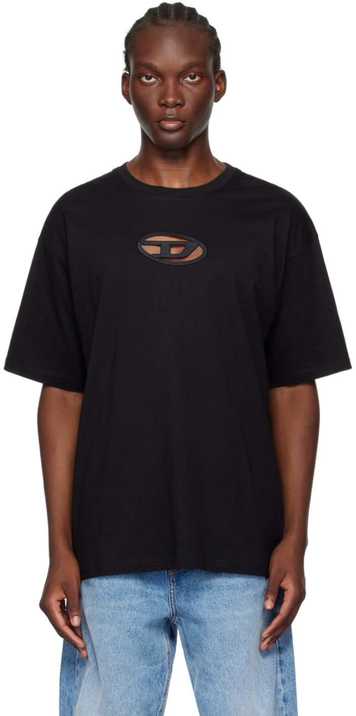 Tričko Diesel Black Logo T-Shirt Čierna | A15180-0NIAX-9XX, 0