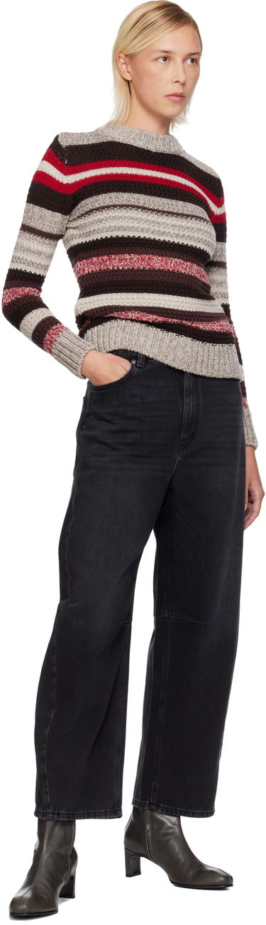 Sveter Max Mara Ilde Striped Knit Crewneck Sweater Rôznofarebný | 2525366232600, 3