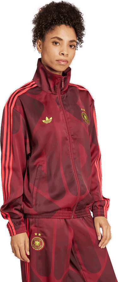 Bunda adidas Performance Germany Track Jacket Červená | JJ0351, 3